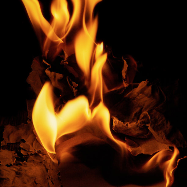 纸的烧边图片下载