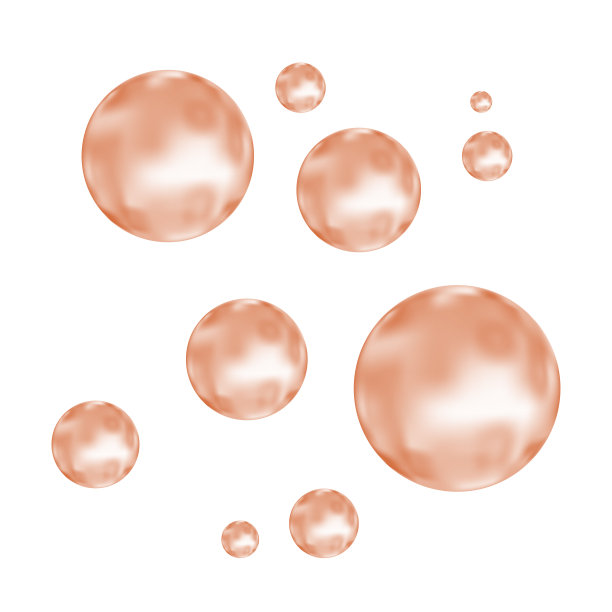 真实的牛奶巧克力泡泡孤立在白色的背景。图片下载