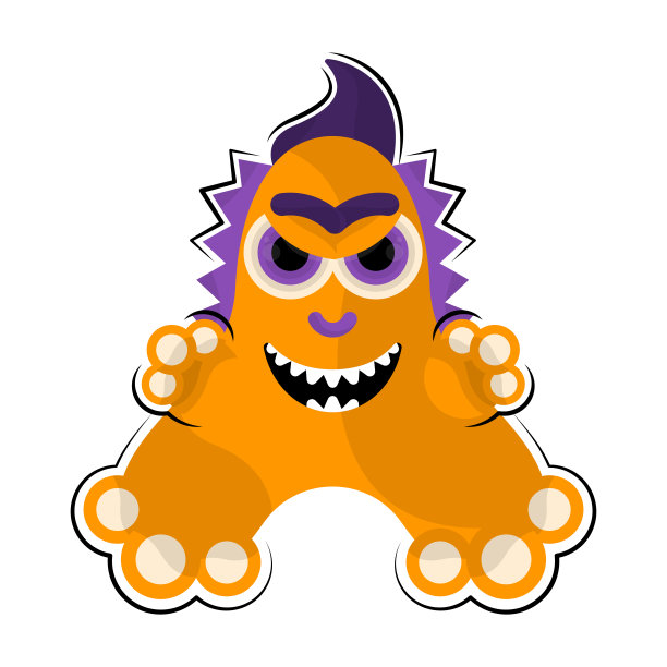 孤立的喜剧愤怒的怪物图片下载
