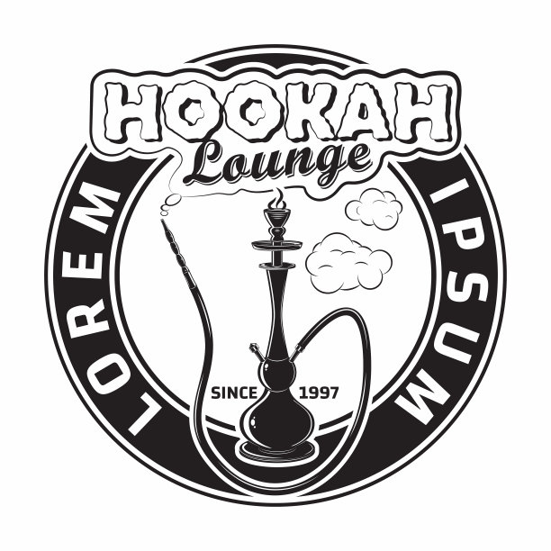 古董水烟会徽图片下载