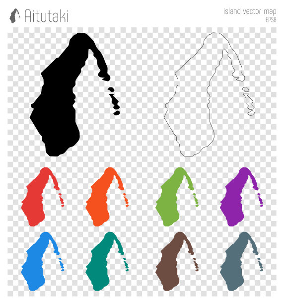 艾图塔基高详细地图。图片下载