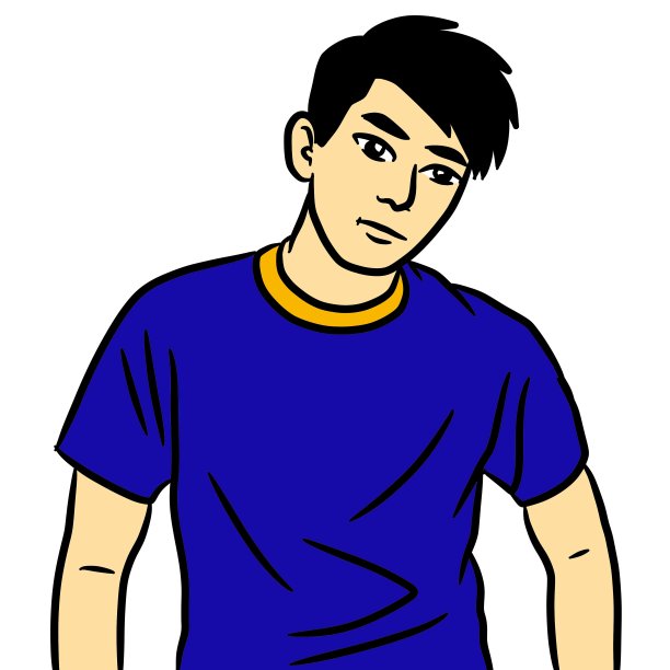 卡通可爱男人图片下载