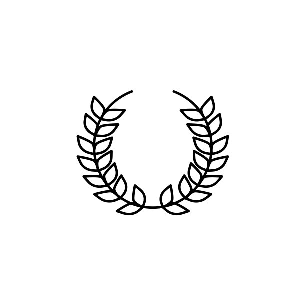 花环，死亡轮廓图标。详细的死亡插图图标。可以用于web, logo，手机应用，UI, UX图片下载