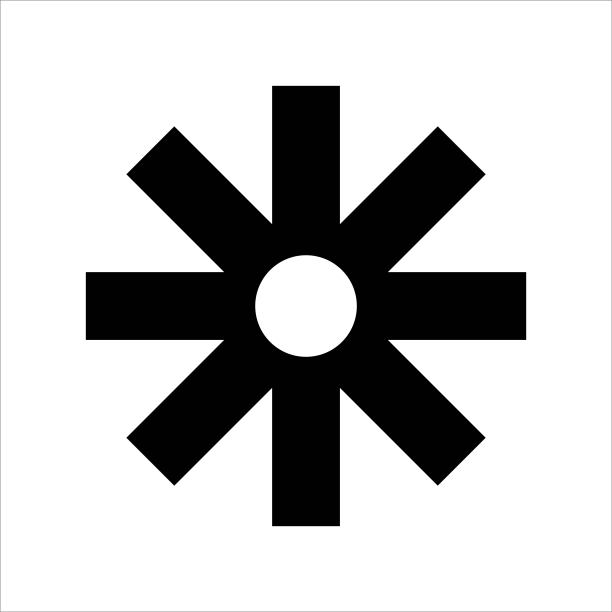 扁平风格齿轮矢量图标图片下载