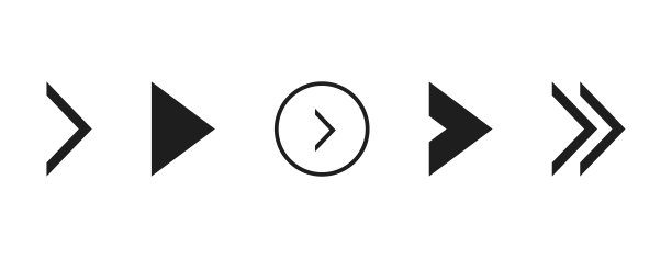 超级设置不同的箭头标记。平面风格矢量插图图片下载