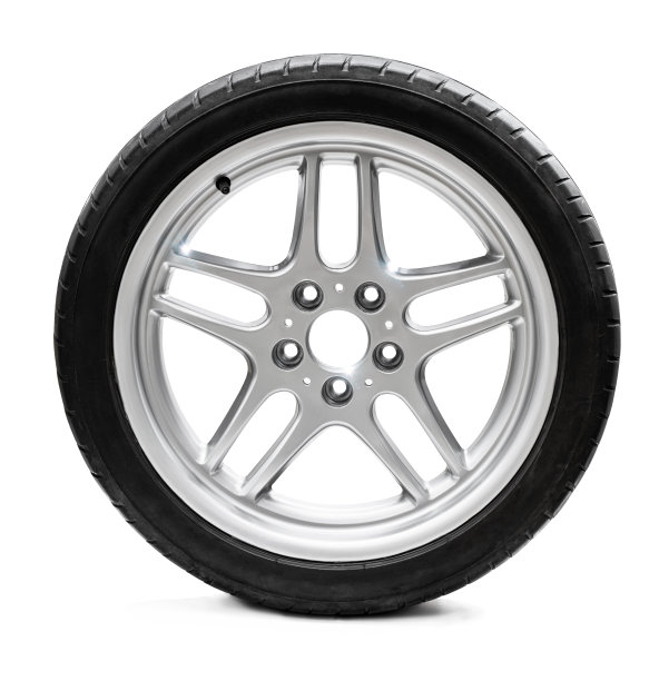 旧轮胎受损的形象孤立在白色图片下载