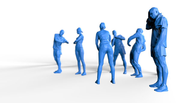 从健身馆健身人3d渲染后的锻炼热身图片下载