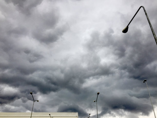 泰国曼谷，亚洲，雨前乌云图片下载