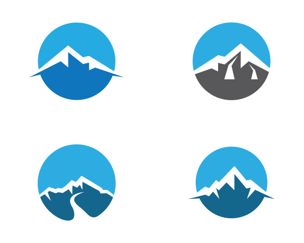 山矢量图标插图设计图片下载