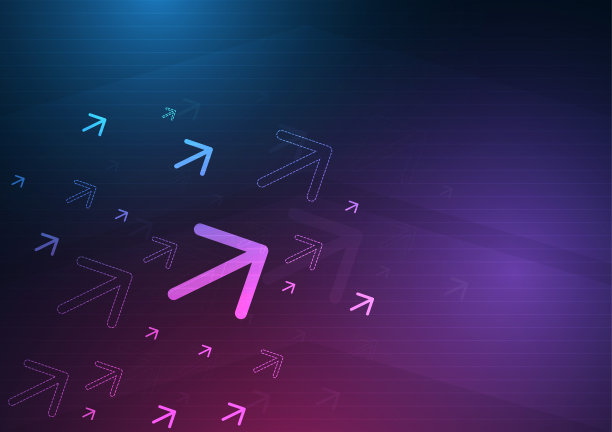 霓虹箭头速度背景图片下载