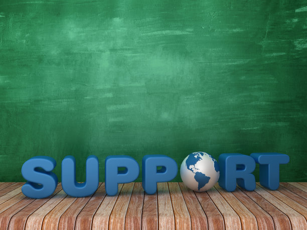 3D字支持黑板背景- 3D渲染图片下载