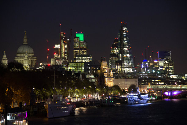 北伦敦夜天际线图片下载