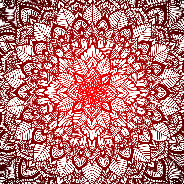 华丽的花曼荼罗图片下载