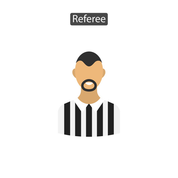 裁判化身多色图标。图片下载