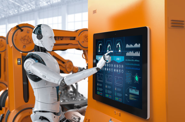 自动化汽车工厂概念图片下载