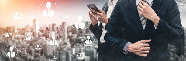 人力资源和人际网络的概念图片下载