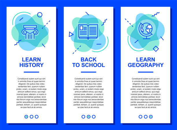 现代网络旗帜-学校与教育-回到学校图片下载