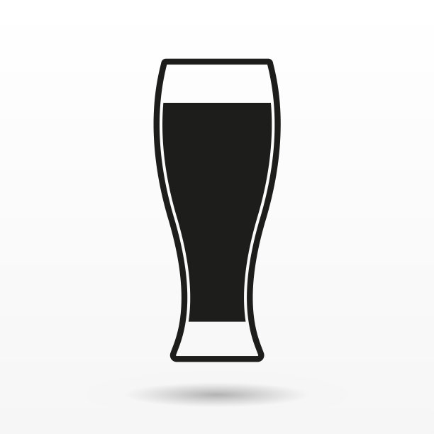 啤酒杯图标。矢量插图。图片下载