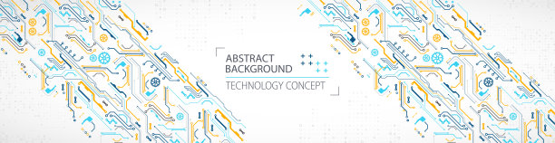 高科技数字技术与工程主题。图片下载