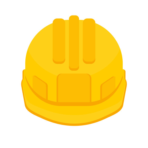 工业企业工人的防护头盔。图片下载