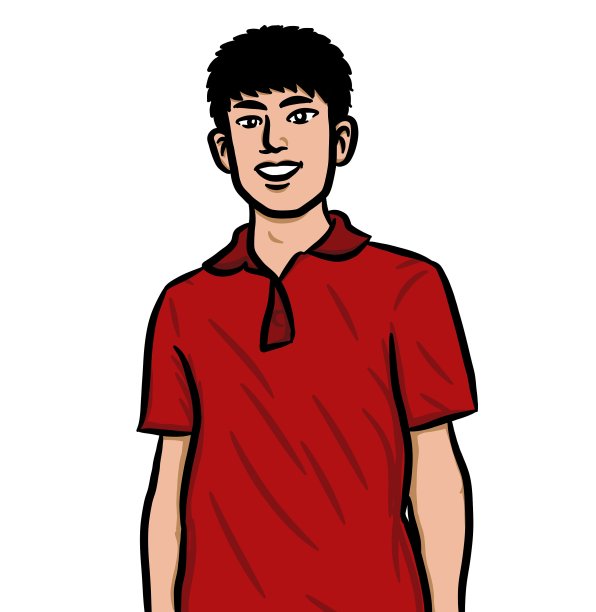 卡通可爱男人图片下载