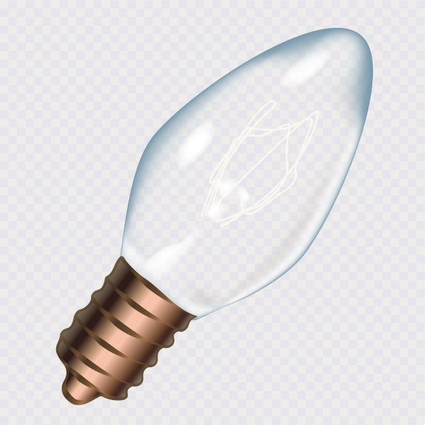 逼真的灯灯图标。图片下载