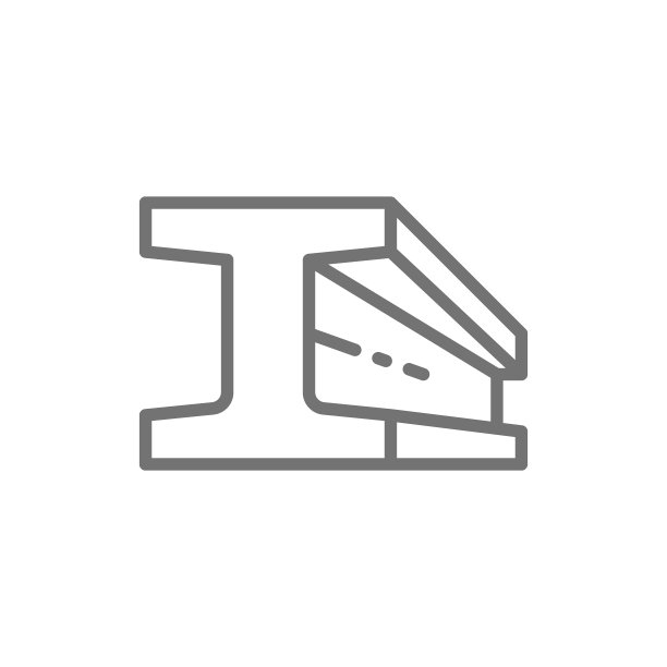 钢梁产品，冶金生产线标志。图片下载