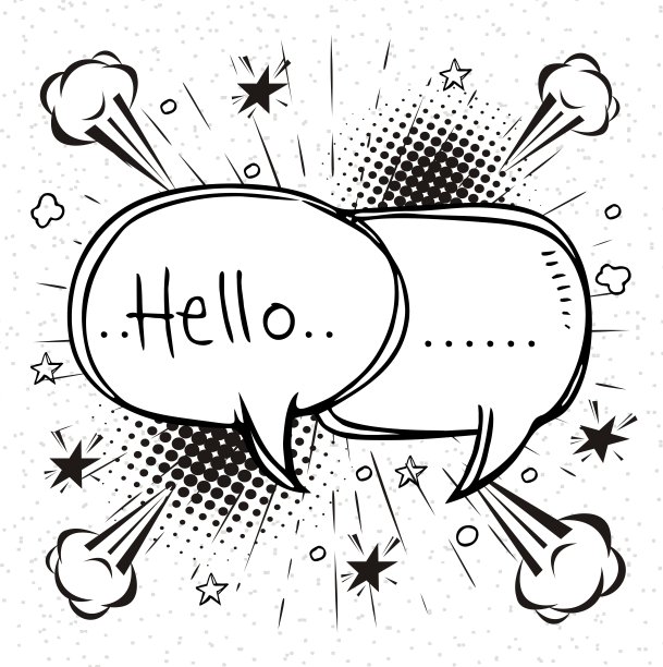 漫画讲话泡沫图片下载