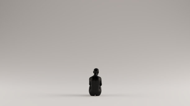 神秘的黑女巫坐着图片下载