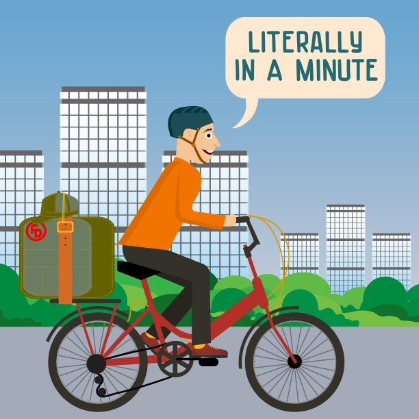 不同的送货服务选择。矢量图图片下载