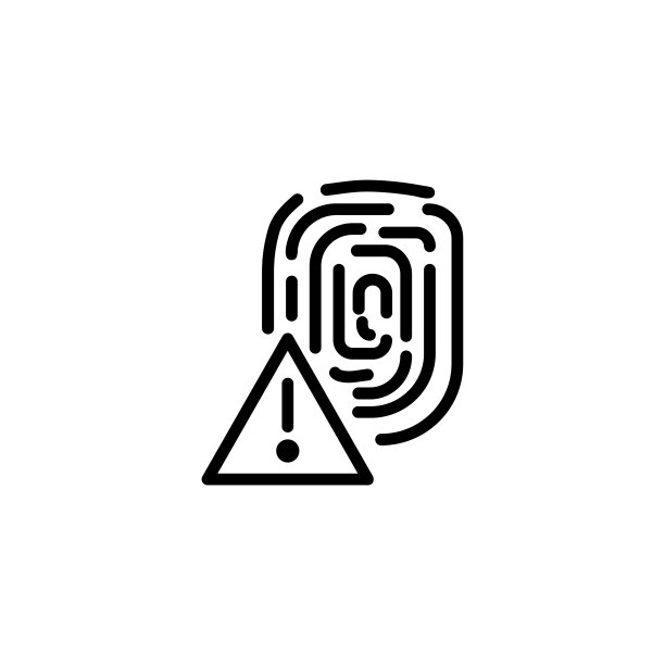 指纹安全线图标图片下载