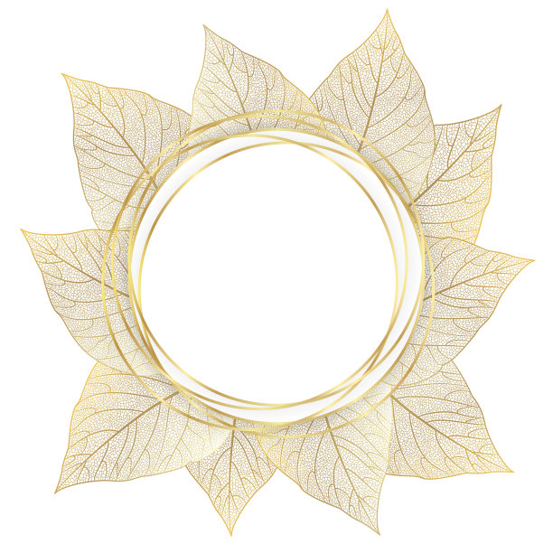 美丽的背景与树叶和文字空间。图片下载