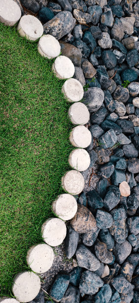 后院岩石设计图案构思图片下载