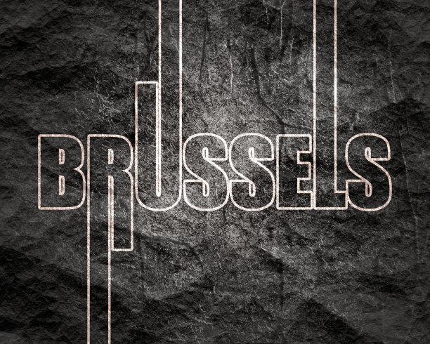 布鲁塞尔城市名。图片下载