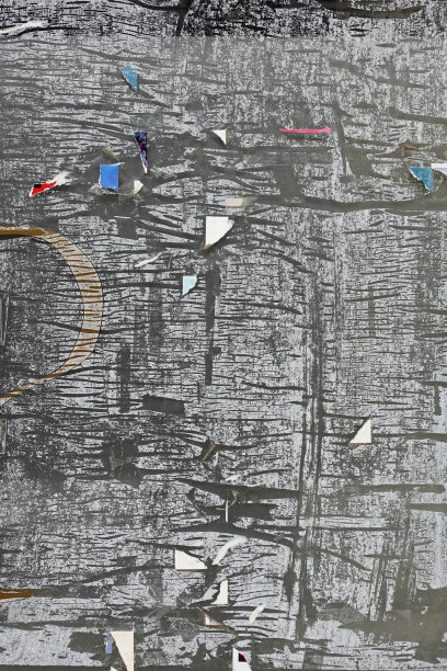 玻璃表面有撕破海报的胶水渍图片下载