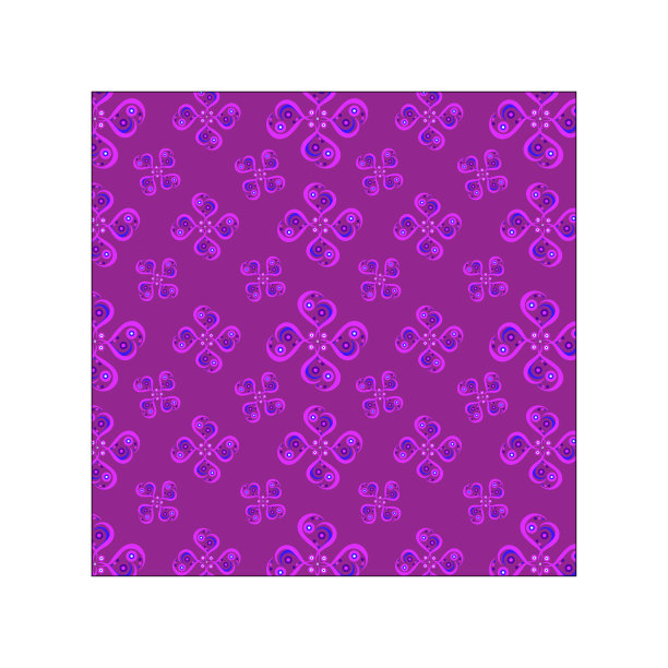 几何的花朵图案图片下载