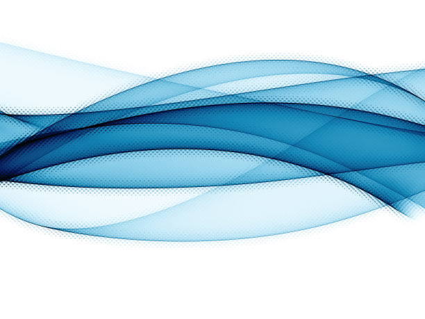 抽象的蓝色波浪图片下载