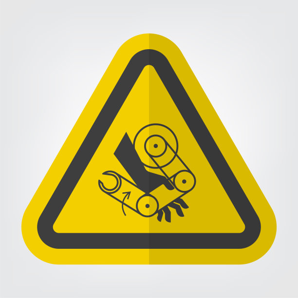 手挤压机器人符号符号隔离在白色背景，矢量插图EPS.10图片下载