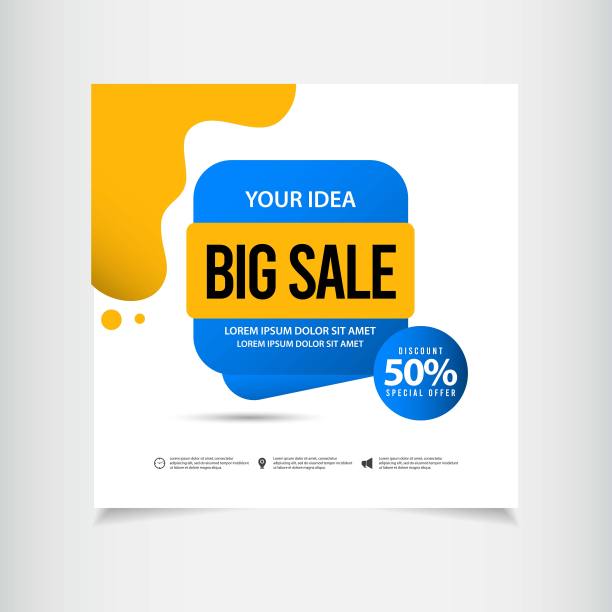 横幅超级大卖矢量模板。横幅设计插图;广告;贺卡或印刷品。设计快乐庆典。图片下载