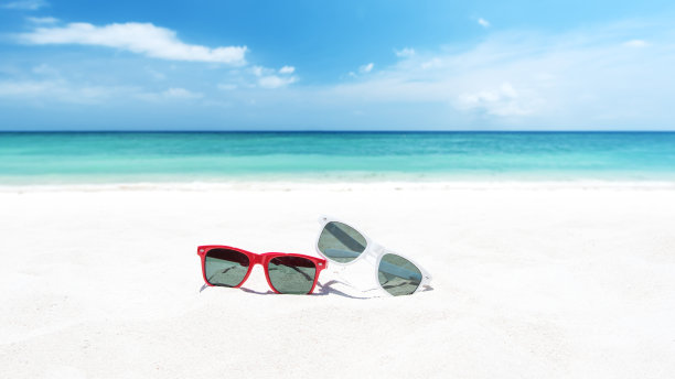 享受热带度假概念图片下载