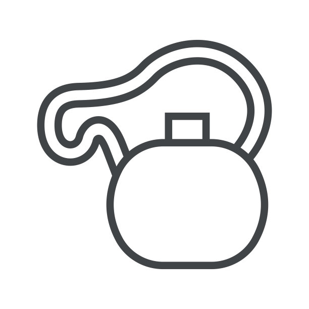 野外烧瓶线条图标图片下载