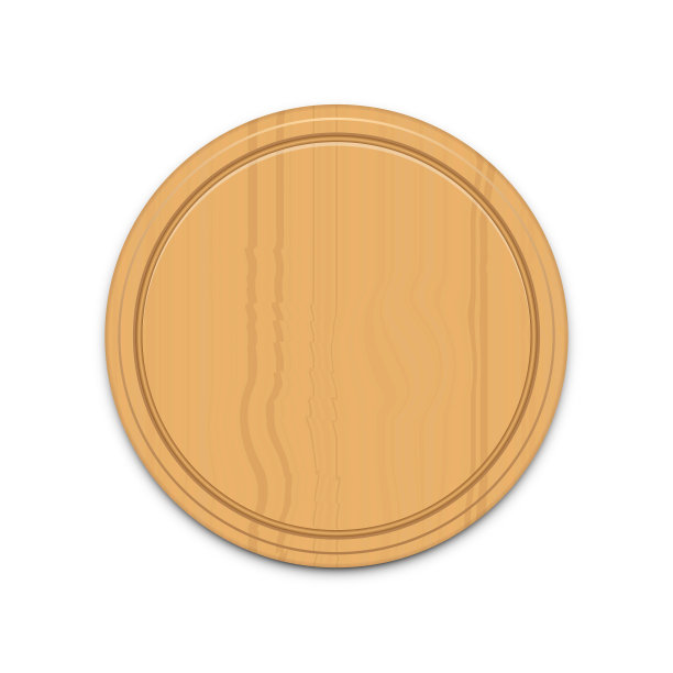 厨房切割木板矢量设计插图孤立在白色的背景图片下载