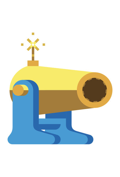 卡通玩具大炮图片下载