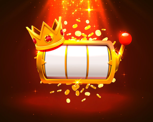 国王777条幅赌场插槽在红色背景上。图片下载