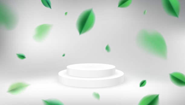 绿色的春天，大自然的背景与树叶图片下载