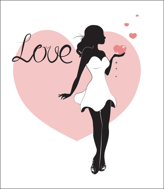 女孩的心图片下载