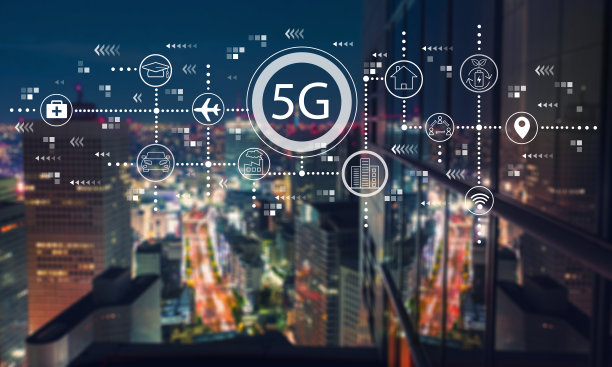 5G网络，东京鸟瞰图图片下载