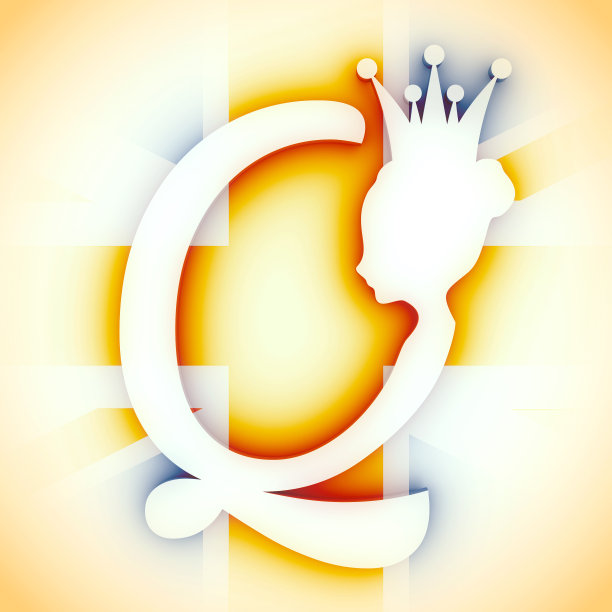 复古女王剪影。中世纪的女王形象图片下载