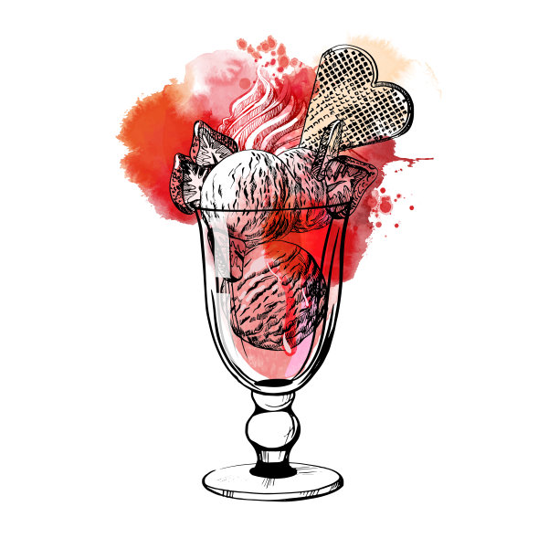 冰淇淋圣代图片下载