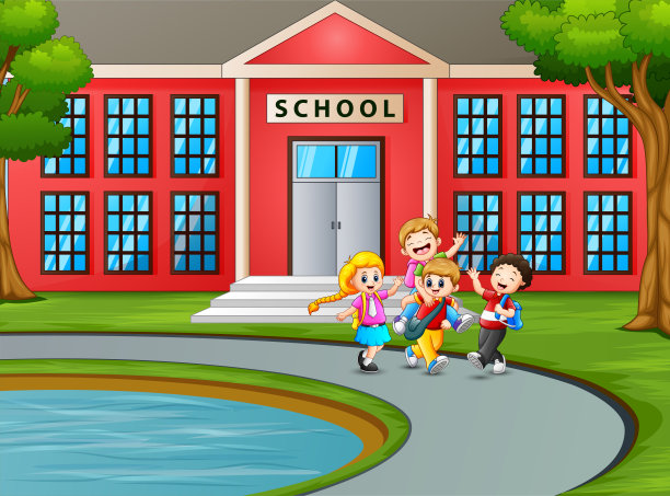 学生放学后回家图片下载